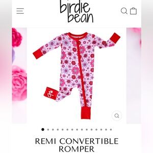 Birdie bean bamboo remi convertible romper